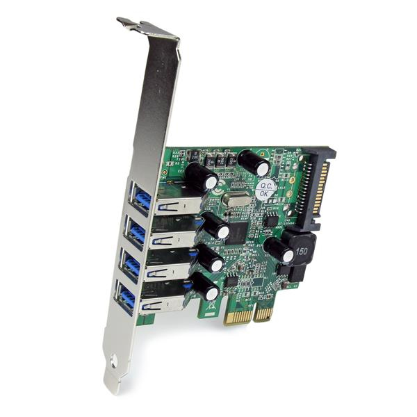 StarTech.com 4 Port PCI Express PCIe SuperSpeed USB 3.0 Controller StarTech.com 4 Port PCI Express PCIe SuperSpeed USB 3.0 Controller