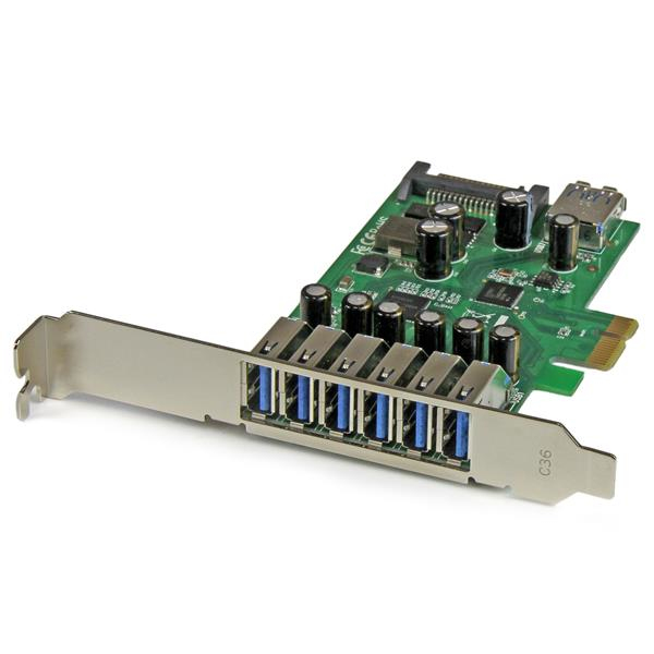 StarTech.com 7-Port PCI Express USB 3.0 Card - Standard and StarTech.com 7-Port PCI Express USB 3.0 Card - Standard and