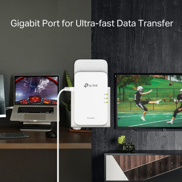 TP-Link G.hn2400 Powerline AX1800 Wi-Fi 6 Kit TP-Link G.hn2400 Powerline AX1800 Wi-Fi 6 Kit