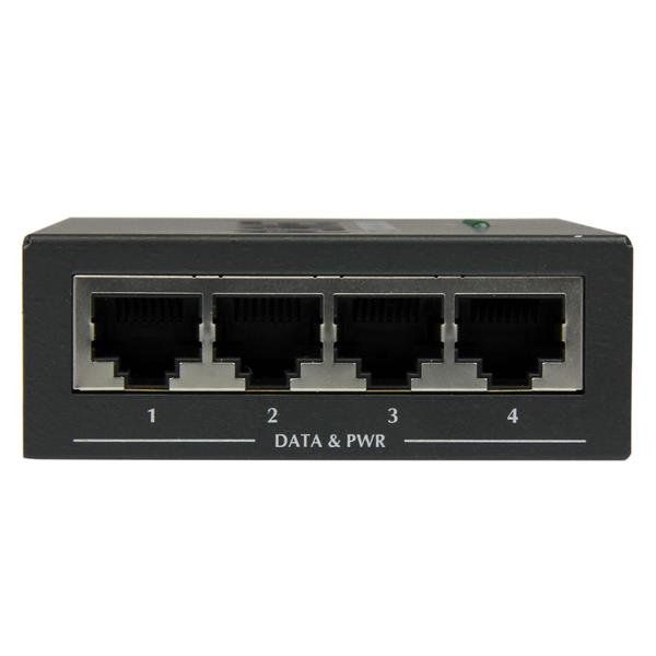 StarTech.com 4-Port Gigabit Midspan - PoE+ Injector - 802.3at/af StarTech.com 4-Port Gigabit Midspan - PoE+ Injector - 802.3at/af