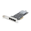 StarTech.com 4-Port 2.5Gbps NBASE-T PCIe Network Card, Intel I225-V,