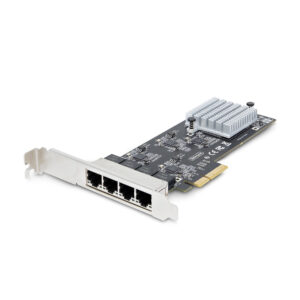 StarTech.com 4-Port 2.5Gbps NBASE-T PCIe Network Card, Intel I225-V, StarTech.com 4-Port 2.5Gbps NBASE-T PCIe Network Card, Intel I225-V,