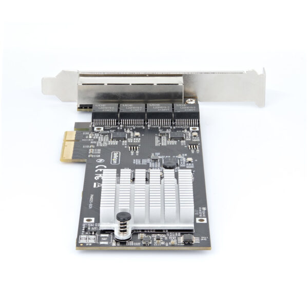 StarTech.com 4-Port 2.5Gbps NBASE-T PCIe Network Card, Intel I225-V,