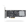 StarTech.com 4-Port 2.5Gbps NBASE-T PCIe Network Card, Intel I225-V,