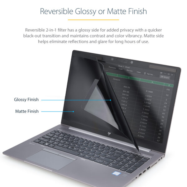 StarTech.com Laptop Privacy Screen for 15.6" Notebook - Magnetic StarTech.com Laptop Privacy Screen for 15.6" Notebook - Magnetic