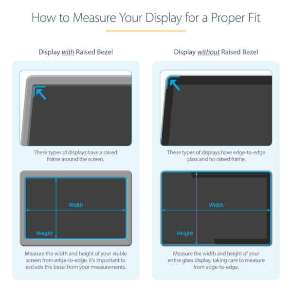 StarTech.com Monitor Privacy Screen for 32 inch PC Display - Computer