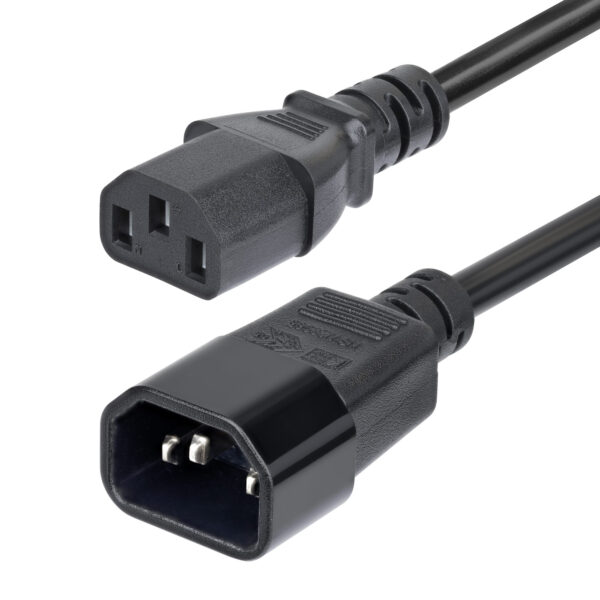 StarTech.com 4.5m (15ft) Power Extension Cord, C14 to C13 PDU Power StarTech.com 4.5m (15ft) Power Extension Cord, C14 to C13 PDU Power