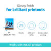 HP Everyday Photo Paper Glossy 200 g/m2 A4 (210 x 297 mm) 100 sheets