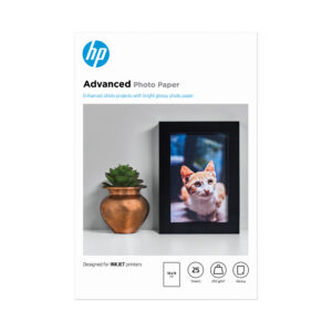 HP Advanced Photo Paper Glossy 250 g/m2 10 x 15 cm (101 x 152 mm) 25