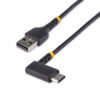 StarTech.com 3ft (1m) USB A to C Charging Cable Right Angle - Heavy StarTech.com 1ft (30cm) USB A to C Charging Cable Right Angle - Heavy