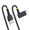 StarTech.com 3ft (1m) USB A to C Charging Cable Right Angle - Heavy StarTech.com 1ft (30cm) USB A to C Charging Cable Right Angle - Heavy
