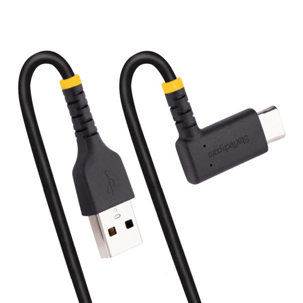 StarTech.com 6ft (2m) USB A to C Charging Cable Right Angle - Heavy StarTech.com 6ft (2m) USB A to C Charging Cable Right Angle - Heavy