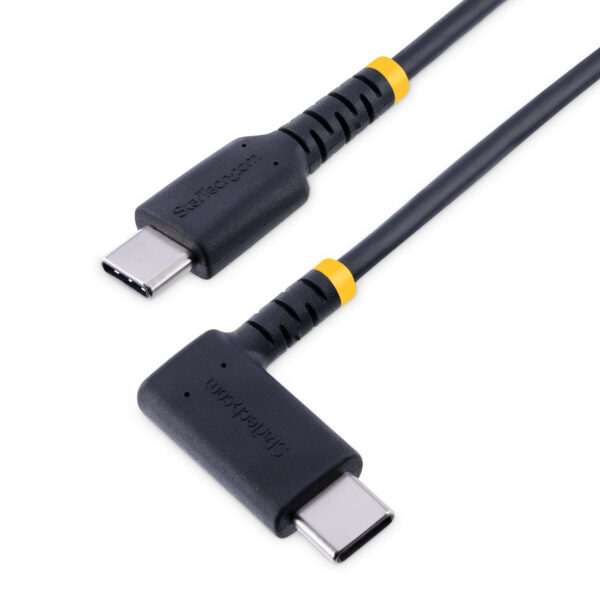 StarTech.com 1ft (30cm) USB C Charging Cable Right Angle - 60W PD 3A StarTech.com 1ft (30cm) USB C Charging Cable Right Angle - 60W PD 3A