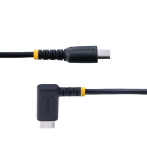 StarTech.com 1ft (30cm) USB C Charging Cable Right Angle - 60W PD 3A StarTech.com 1ft (30cm) USB C Charging Cable Right Angle - 60W PD 3A