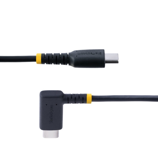 StarTech.com 1ft (30cm) USB C Charging Cable Right Angle - 60W PD 3A StarTech.com 1ft (30cm) USB C Charging Cable Right Angle - 60W PD 3A