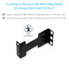 StarTech.com Rail Depth Adapter Kit for Server Racks - 1U StarTech.com Rail Depth Adapter Kit for Server Racks - 1U