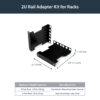 StarTech.com 2U Server Rack Depth Extender Adapter Kit with 4” StarTech.com 2U Server Rack Depth Extender Adapter Kit with 4”