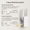 TP-Link RE225BE network extender Network repeater White TP-Link RE225BE network extender Network repeater White