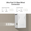 TP-Link BE3600 Network transmitter & receiver White 2500 Mbit/s TP-Link BE3600 Network transmitter & receiver White 2500 Mbit/s