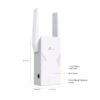 TP-Link BE3600 Network transmitter & receiver White 2500 Mbit/s TP-Link BE3600 Network transmitter & receiver White 2500 Mbit/s