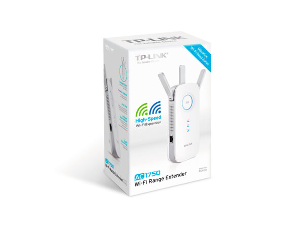 TP-Link RE450 network extender Network transmitter White 10, 100, TP-Link RE450 network extender Network transmitter White 10, 100,