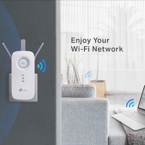 TP-Link RE450 network extender Network transmitter White 10, 100, TP-Link RE450 network extender Network transmitter White 10, 100,