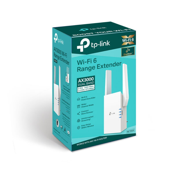 TP-Link RE705X network extender Network transmitter & receiver White TP-Link RE705X network extender Network transmitter & receiver White