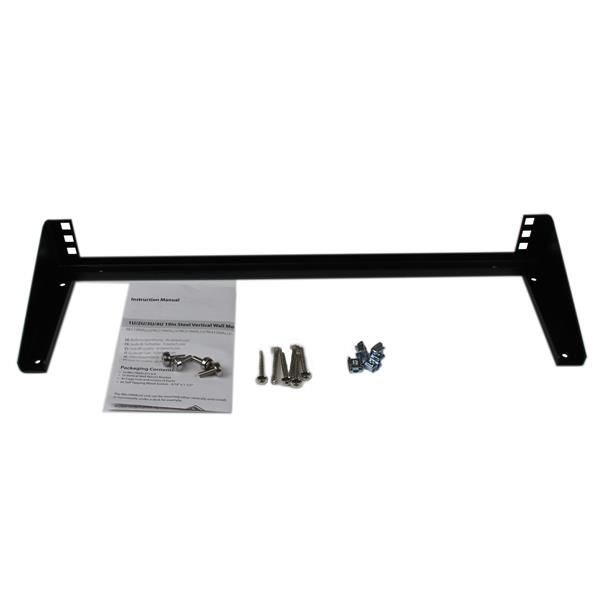 StarTech.com 1U 19in Steel Vertical Wall Mount Equipment Rack Bracket StarTech.com 1U 19in Steel Vertical Wall Mount Equipment Rack Bracket