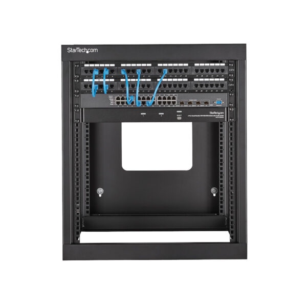 StarTech.com 12U Hinged Open Frame Wall-Mount Server Rack - 22 in. StarTech.com 12U Hinged Open Frame Wall-Mount Server Rack - 22 in.
