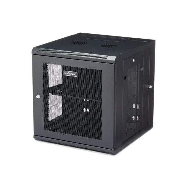 StarTech.com 4-Post 12U Wall Mount Network Cabinet with 1U Shelf, 19" StarTech.com 4-Post 12U Wall Mount Network Cabinet with 1U Shelf, 19"