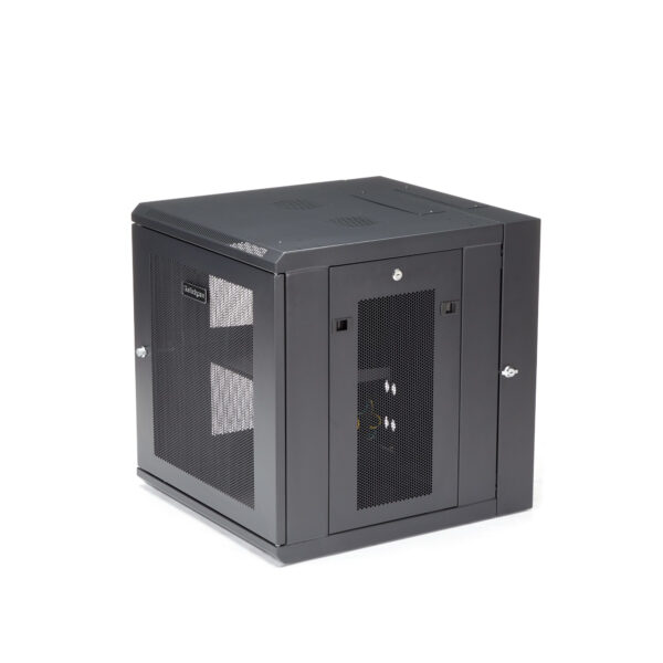 StarTech.com 4-Post 12U Wall Mount Network Cabinet with 1U Shelf, 19" StarTech.com 4-Post 12U Wall Mount Network Cabinet with 1U Shelf, 19"