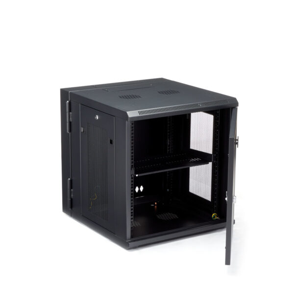 StarTech.com 4-Post 12U Wall Mount Network Cabinet with 1U Shelf, 19" StarTech.com 4-Post 12U Wall Mount Network Cabinet with 1U Shelf, 19"