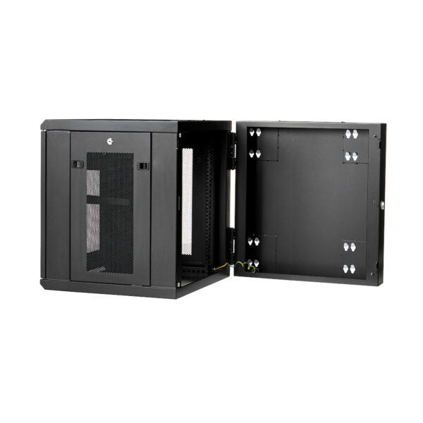 StarTech.com 4-Post 12U Wall Mount Network Cabinet with 1U Shelf, 19" StarTech.com 4-Post 12U Wall Mount Network Cabinet with 1U Shelf, 19"