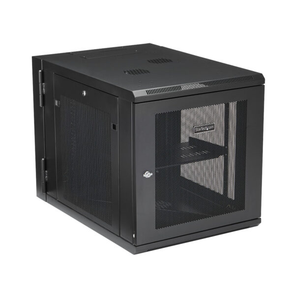 StarTech.com 4-Post 12U Wall Mount Network Cabinet with 1U Shelf, 19" StarTech.com 4-Post 12U Wall Mount Network Cabinet with 1U Shelf, 19"