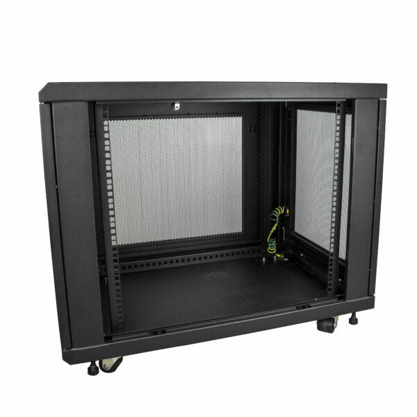 StarTech.com 4-Post 12U Server Rack Cabinet, Lockable 19" Data Rack StarTech.com 4-Post 12U Server Rack Cabinet, Lockable 19" Data Rack