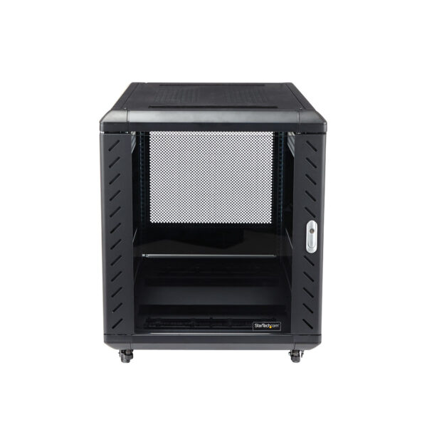 StarTech.com 4-Post 12U Server Rack Cabinet, Lockable 19" Data Rack StarTech.com 4-Post 12U Server Rack Cabinet, Lockable 19" Data Rack