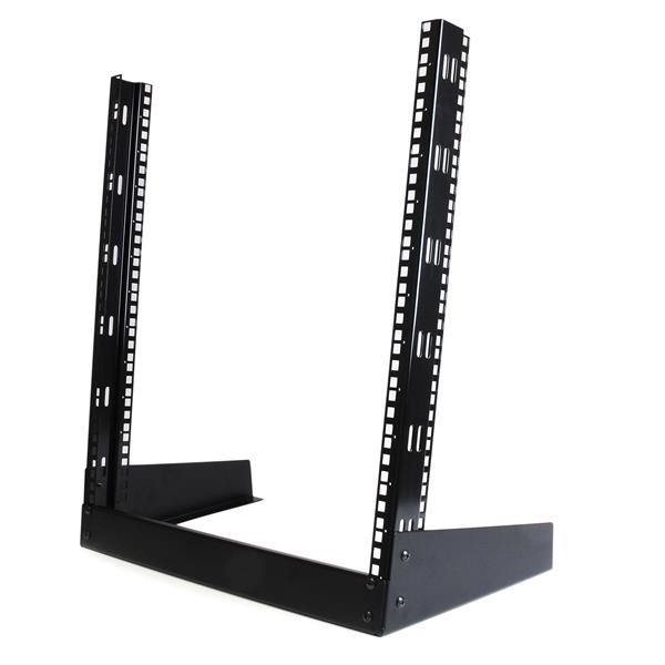 StarTech.com 2-Post 12U Desktop Server Rack, Small Open Frame 19in StarTech.com 2-Post 12U Desktop Server Rack, Small Open Frame 19in