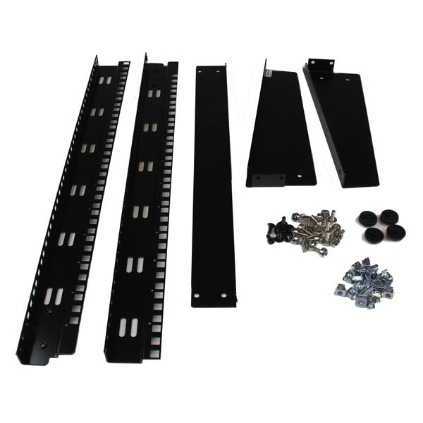 StarTech.com 2-Post 12U Desktop Server Rack, Small Open Frame 19in StarTech.com 2-Post 12U Desktop Server Rack, Small Open Frame 19in