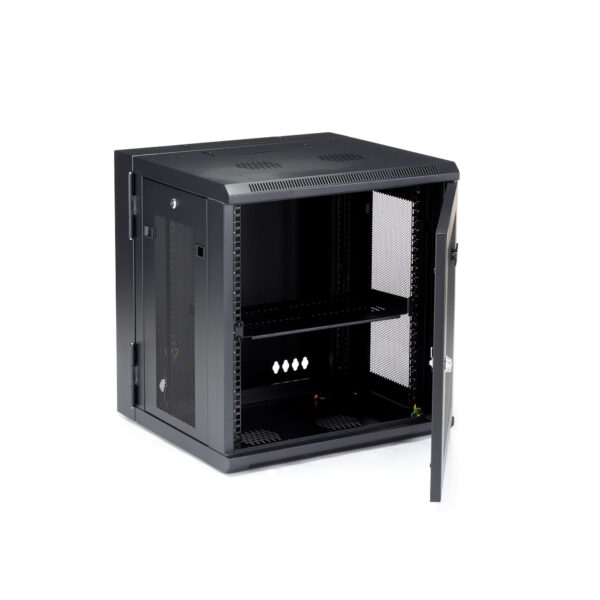 StarTech.com 4-Post 12U Wall Mount Network Cabinet with 1U Shelf, 19" StarTech.com 4-Post 12U Wall Mount Network Cabinet with 1U Shelf, 19"