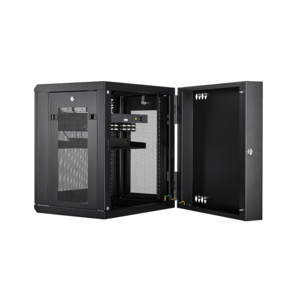 StarTech.com 4-Post 12U Wall Mount Network Cabinet with 1U Shelf, 19" StarTech.com 4-Post 12U Wall Mount Network Cabinet with 1U Shelf, 19"