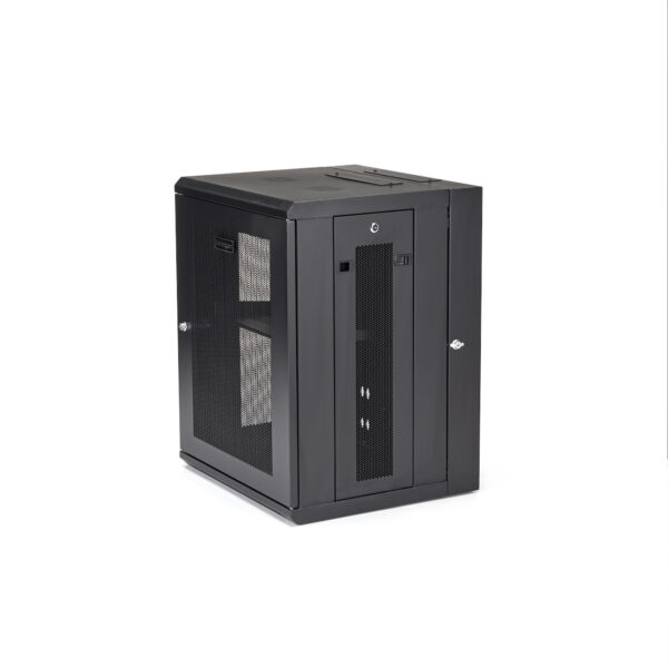 StarTech.com 4-Post 15U Wall Mount Network Cabinet with 1U Shelf, 19" StarTech.com 4-Post 15U Wall Mount Network Cabinet with 1U Shelf, 19"