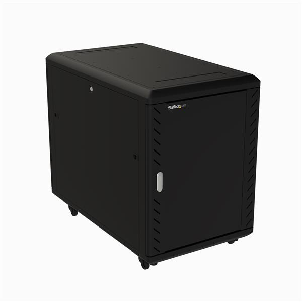 StarTech.com 4-Post 15U Server Rack Cabinet, Lockable 19" Data Rack StarTech.com 4-Post 15U Server Rack Cabinet, Lockable 19" Data Rack