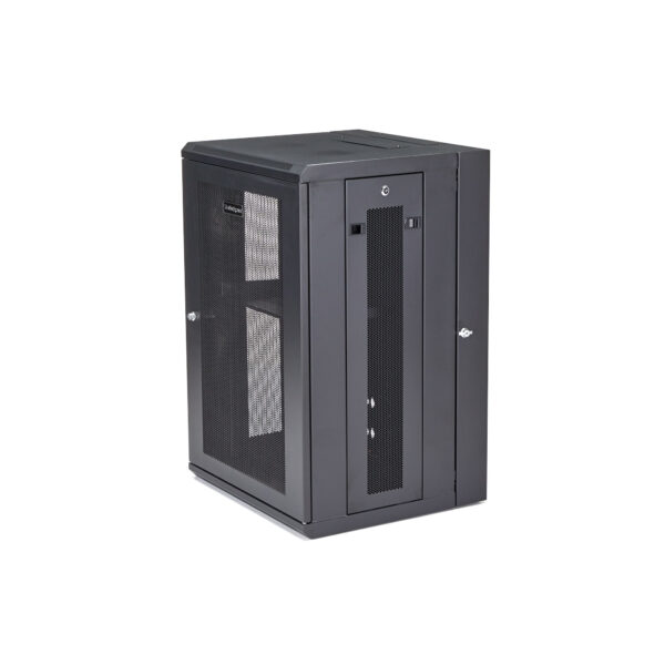 StarTech.com 4-Post 18U Wall Mount Network Cabinet with 1U Shelf, 19" StarTech.com 4-Post 18U Wall Mount Network Cabinet with 1U Shelf, 19"