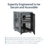 StarTech.com 4-Post 18U Server Rack Cabinet, Lockable 19" Data Rack StarTech.com 4-Post 18U Server Rack Cabinet, Lockable 19" Data Rack