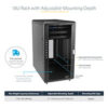 StarTech.com 4-Post 18U Server Rack Cabinet, Lockable 19" Data Rack StarTech.com 4-Post 18U Server Rack Cabinet, Lockable 19" Data Rack