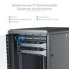 StarTech.com 4-Post 18U Server Rack Cabinet, Lockable 19" Data Rack StarTech.com 4-Post 18U Server Rack Cabinet, Lockable 19" Data Rack