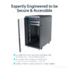 StarTech.com 4-Post 22U Server Rack Cabinet, Lockable 19" Data Rack StarTech.com 4-Post 22U Server Rack Cabinet, Lockable 19" Data Rack
