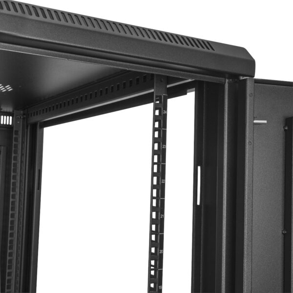 StarTech.com 4-Post 24U Server Rack Cabinet, Lockable 19" Data Rack StarTech.com 4-Post 24U Server Rack Cabinet, Lockable 19" Data Rack