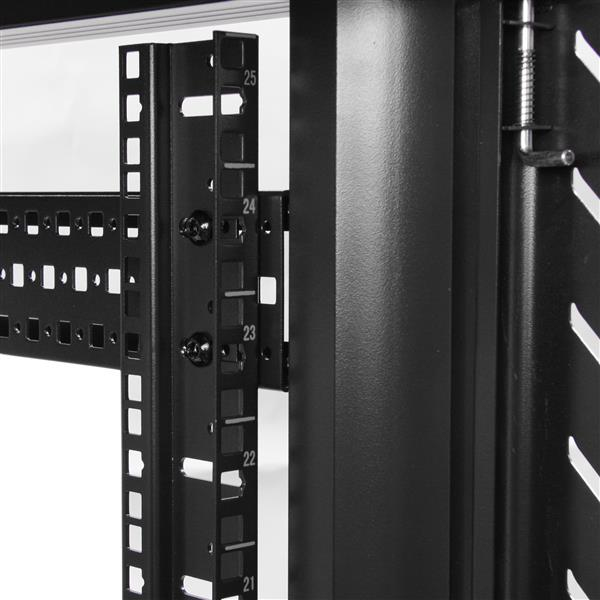 StarTech.com 4-Post 25U Server Rack Cabinet, Lockable 19" Data Rack StarTech.com 4-Post 25U Server Rack Cabinet, Lockable 19" Data Rack