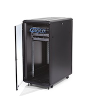 StarTech.com 4-Post 25U Server Rack Cabinet, Lockable 19" Data Rack StarTech.com 4-Post 25U Server Rack Cabinet, Lockable 19" Data Rack